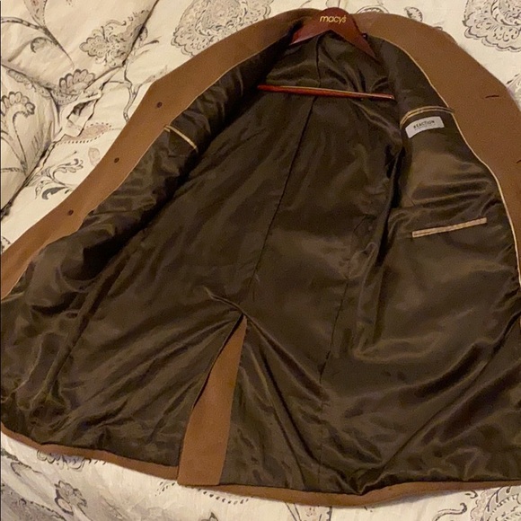Reaction Kenneth Cole OverCoat Raburn Camel 36S